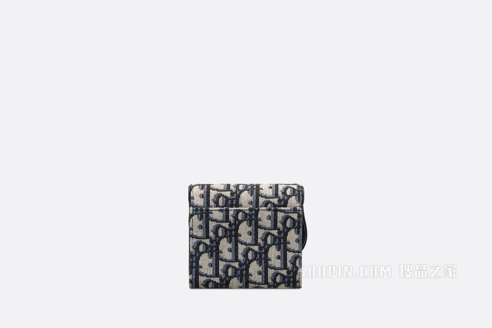 马鞍 Lotus 钱包 蓝色 Oblique 印花