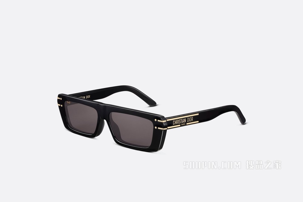DiorSignature S2U 太阳眼镜 黑色方形镜框