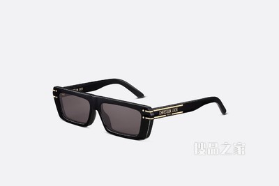 DiorSignature S2U 太阳眼镜 黑色方形镜框