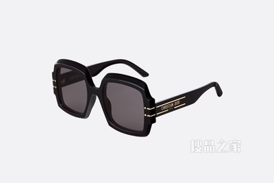 DiorSignature S1U 太阳眼镜 黑色正方形镜框