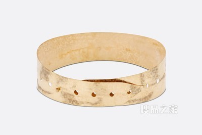 Dior Metallic 腰带 60 毫米金色饰面金属