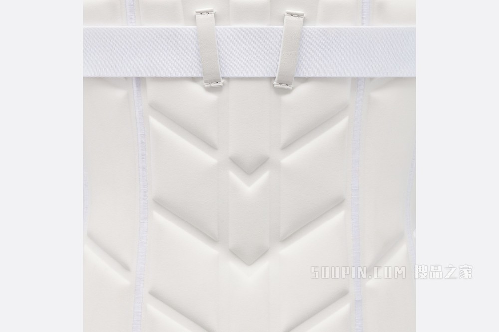 D-Vibe 腰封 28 厘米白色科技面料