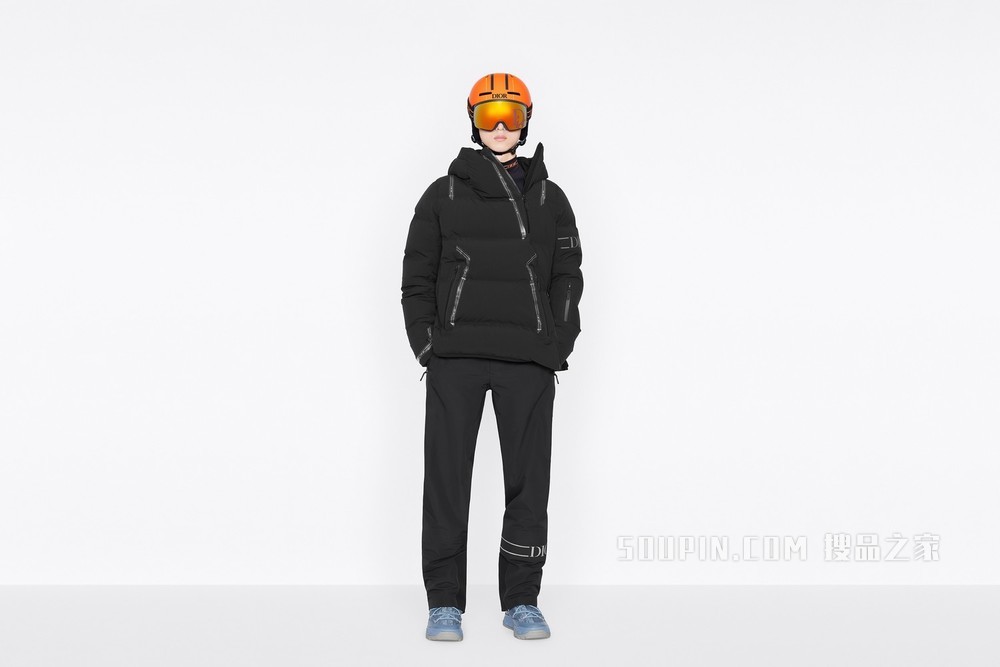 DIOR AND DESCENTE 滑雪裤 黑色科技面料