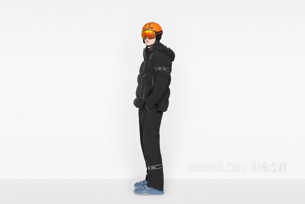 DIOR AND DESCENTE 滑雪裤 黑色科技面料