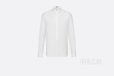 衬衫 白色棉质“DIOR”字母提花图案