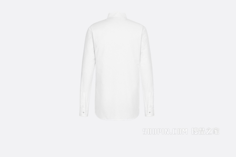 衬衫 白色棉质 Oblique 印花