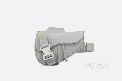 马鞍包 迪奥灰粒面牛皮革