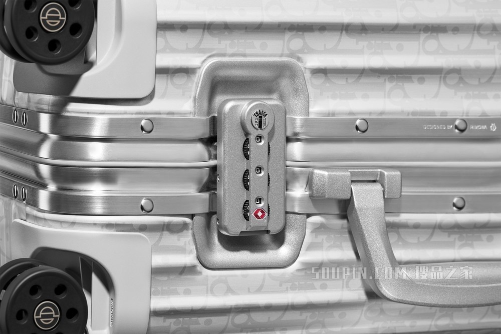 DIOR x RIMOWA 登机箱 灰色铝镁合金 Oblique 图案