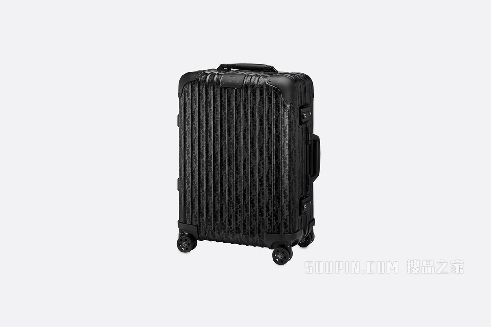 DIOR x RIMOWA 登机箱 黑色铝镁合金 Oblique 图案