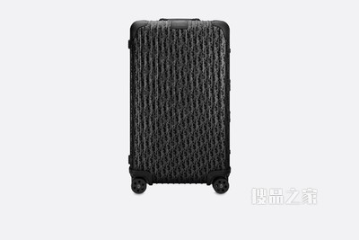 DIOR x RIMOWA 行李箱 黑色铝镁合金 Oblique 图案
