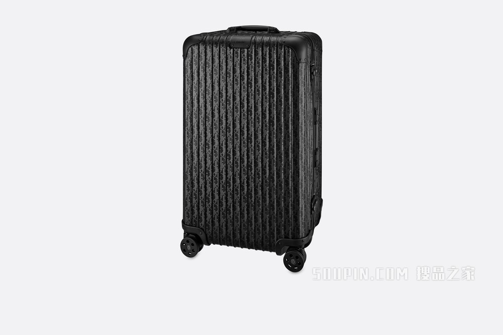 DIOR x RIMOWA 行李箱 黑色铝镁合金 Oblique 图案