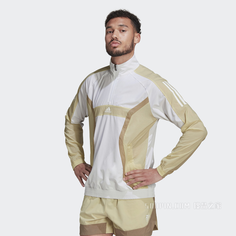 TRAINING 1/4ZIP 新款运动健身套头夹克外套