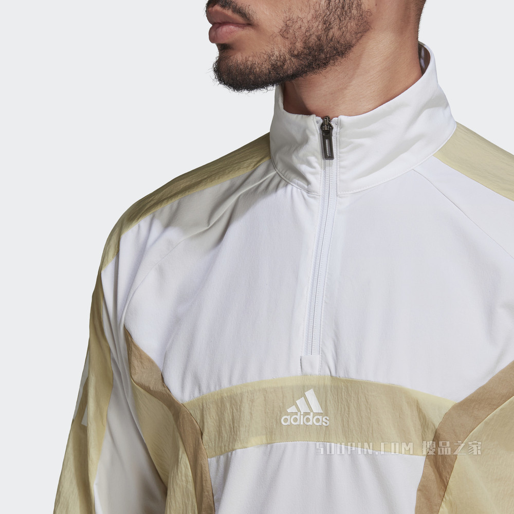 TRAINING 1/4ZIP 新款运动健身套头夹克外套