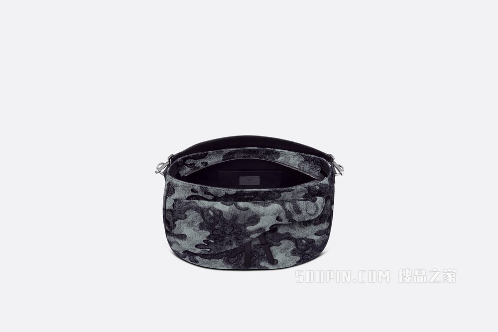 DIOR AND PETER DOIG Saddle Soft 手袋 牛仔迷彩提花图案