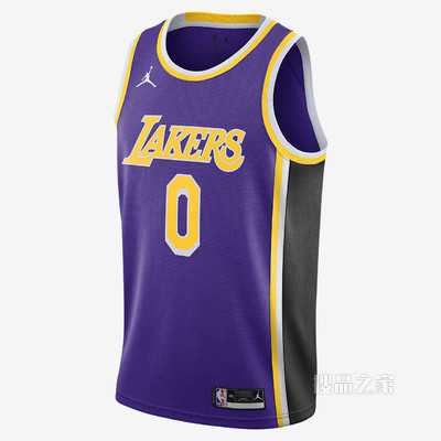 洛杉矶湖人队 (Kyle Kuzma) Statement Edition Jordan NBA Swingman Jersey 男子球衣