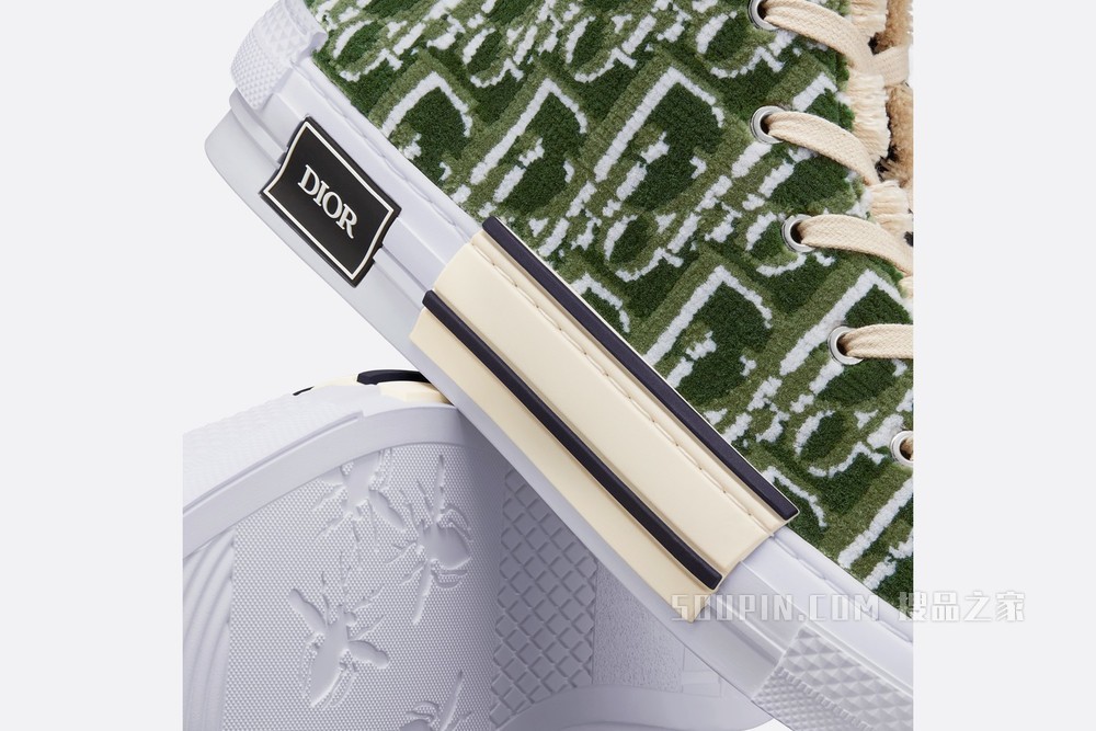 B23 高帮运动鞋 橄榄色 Oblique Tapestry 印花