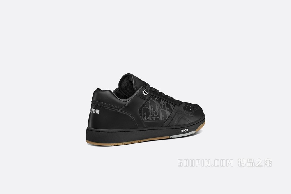 Dior World Tour B27 低帮运动鞋 黑色 Oblique Galaxy 印花效果皮革搭配光滑牛皮革和绒面革