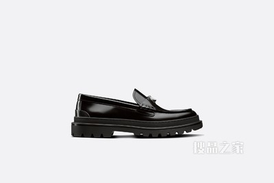 Dior Explorer 乐福鞋 黑色光滑牛皮革