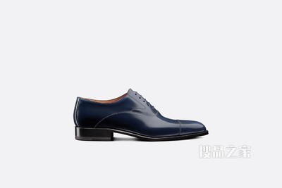 Dior Timeless 牛津鞋 海军蓝色抛光牛皮革