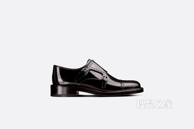 Dior Evidence 孟克德比鞋 黑色抛光牛皮革
