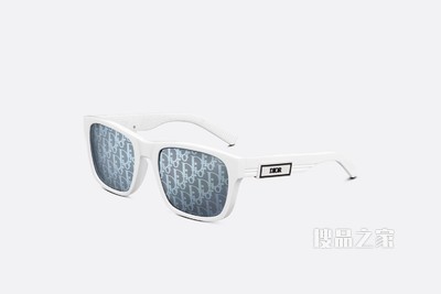 DiorB23 S2F 太阳眼镜 白色方形镜框