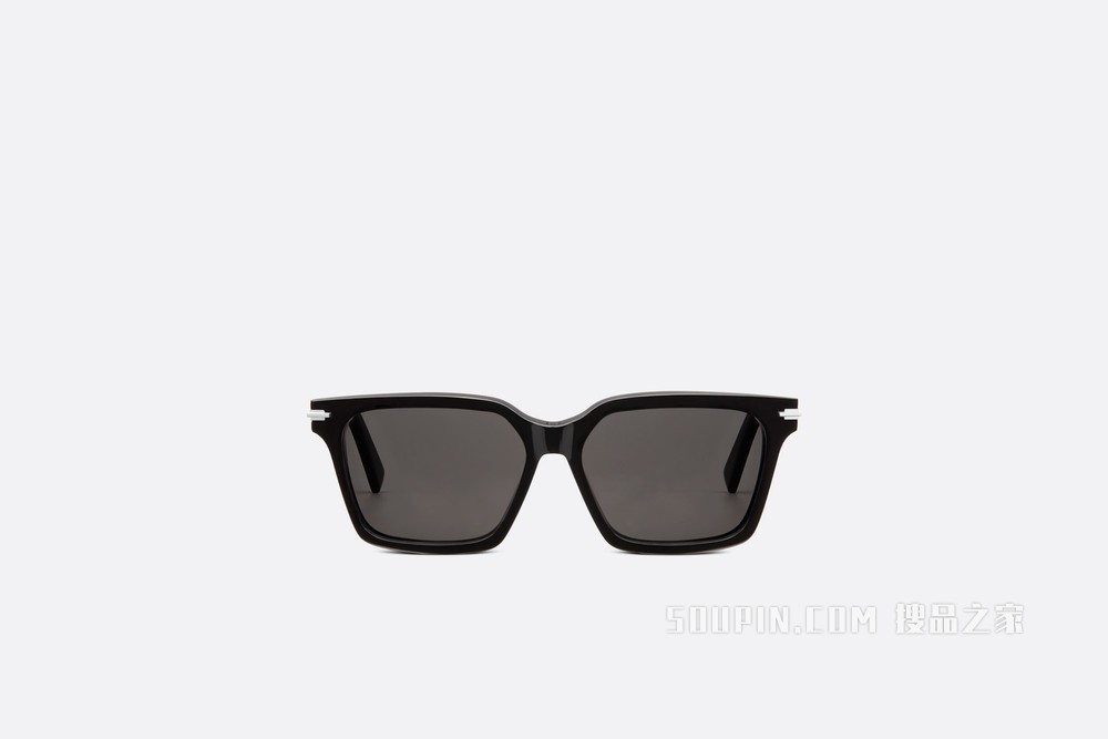 DiorBlackSuit S3F 太阳眼镜 黑色方形镜框