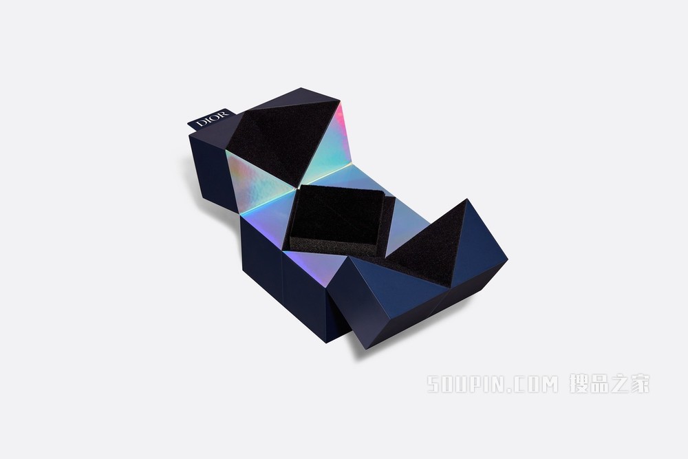 CD Icon 袖扣 银质和黑色树脂