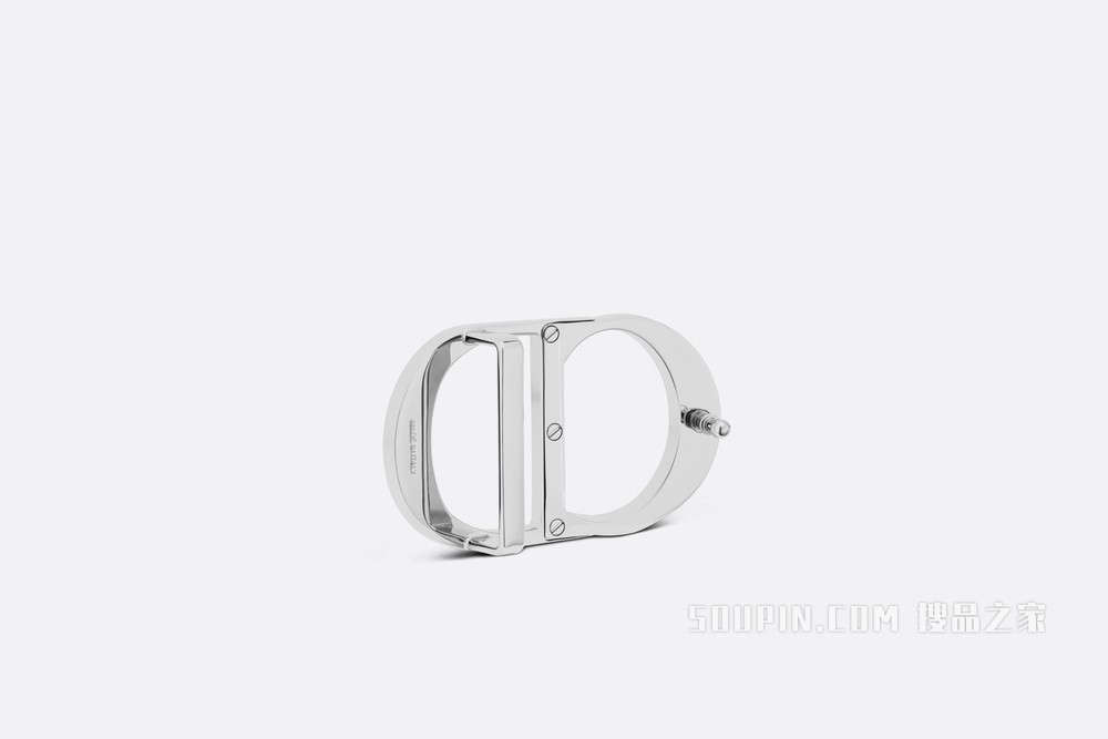 “CD Icon”腰带扣 35 毫米金属覆层黄铜