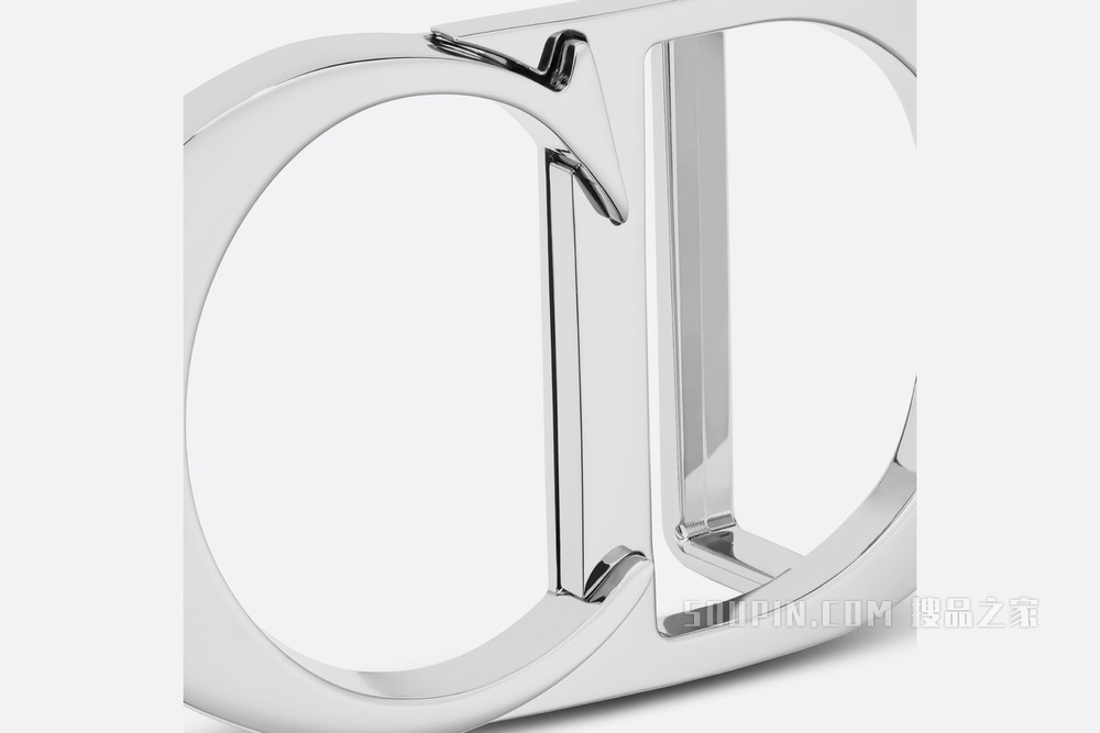 “CD Icon”腰带扣 35 毫米金属覆层黄铜