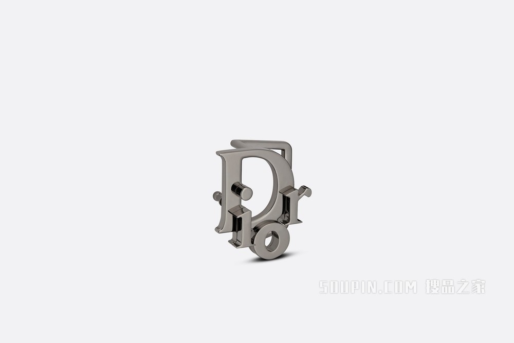 Dior Oblique 腰带扣 35 毫米金属覆层黄铜