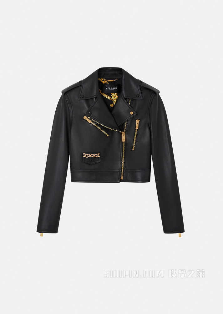 Greca Nappa皮夹克