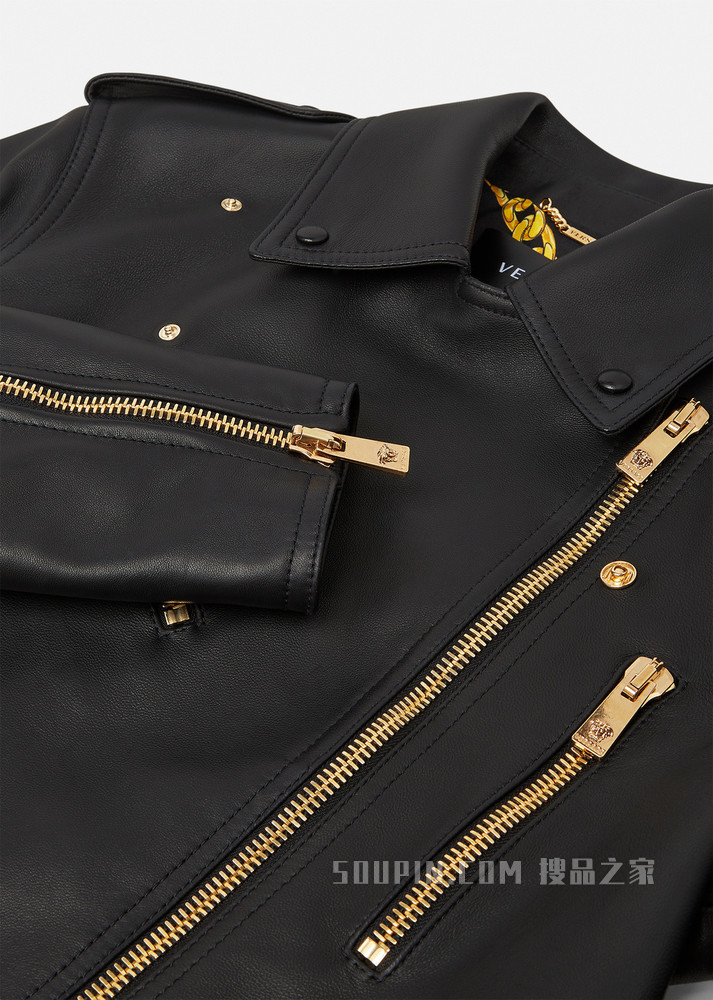 Greca Nappa皮夹克