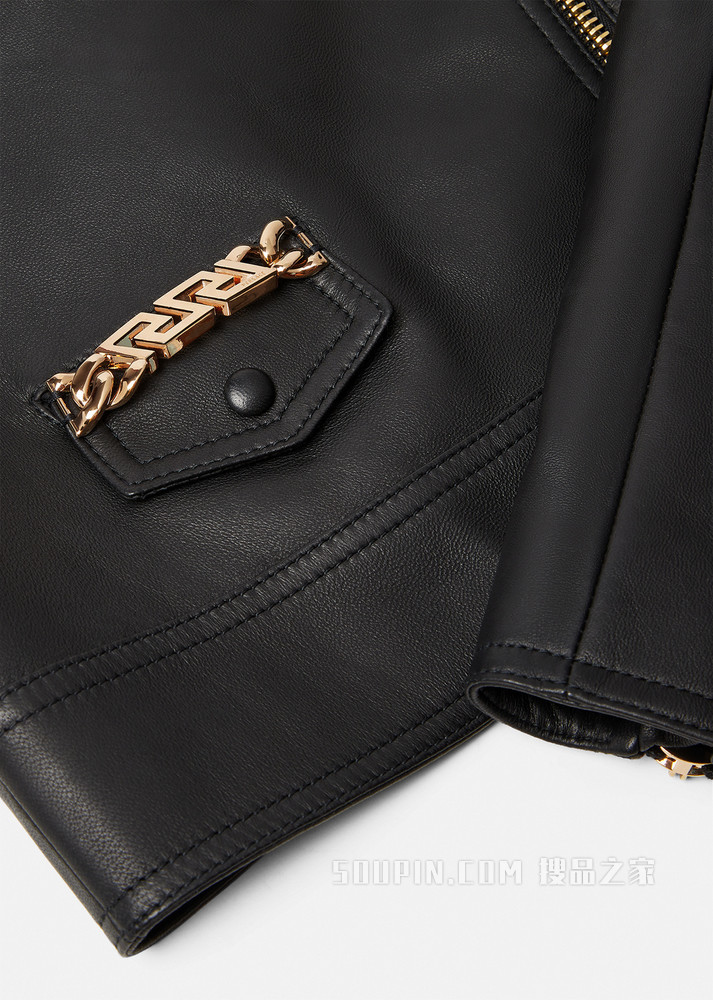 Greca Nappa皮夹克