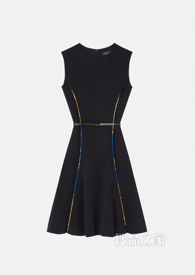 美杜莎系带迷你连衣裙