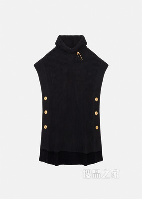 安全别针羊毛斗篷