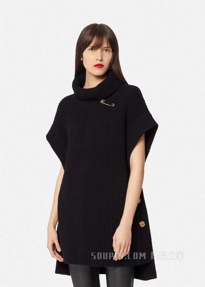 安全别针羊毛斗篷