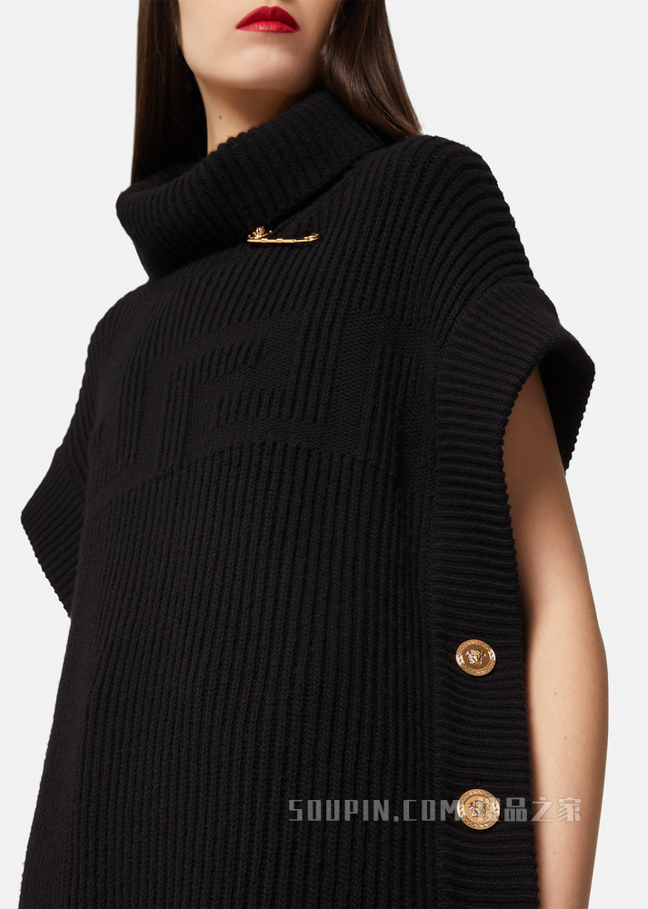 安全别针羊毛斗篷