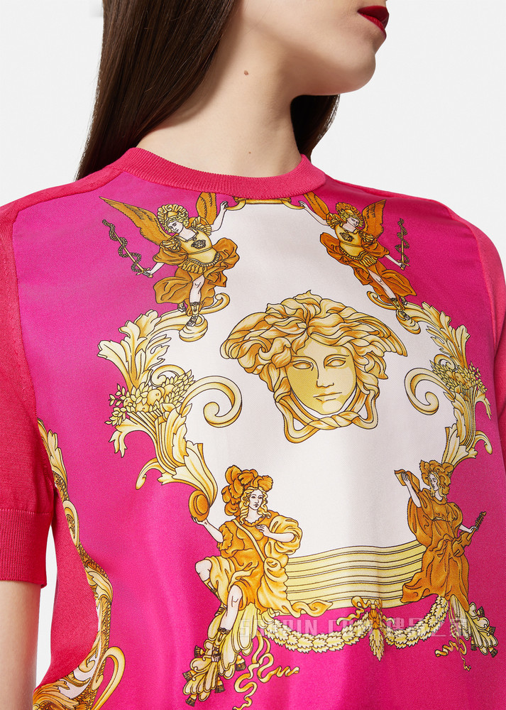 Medusa Renaissance印花嵌饰针织衫