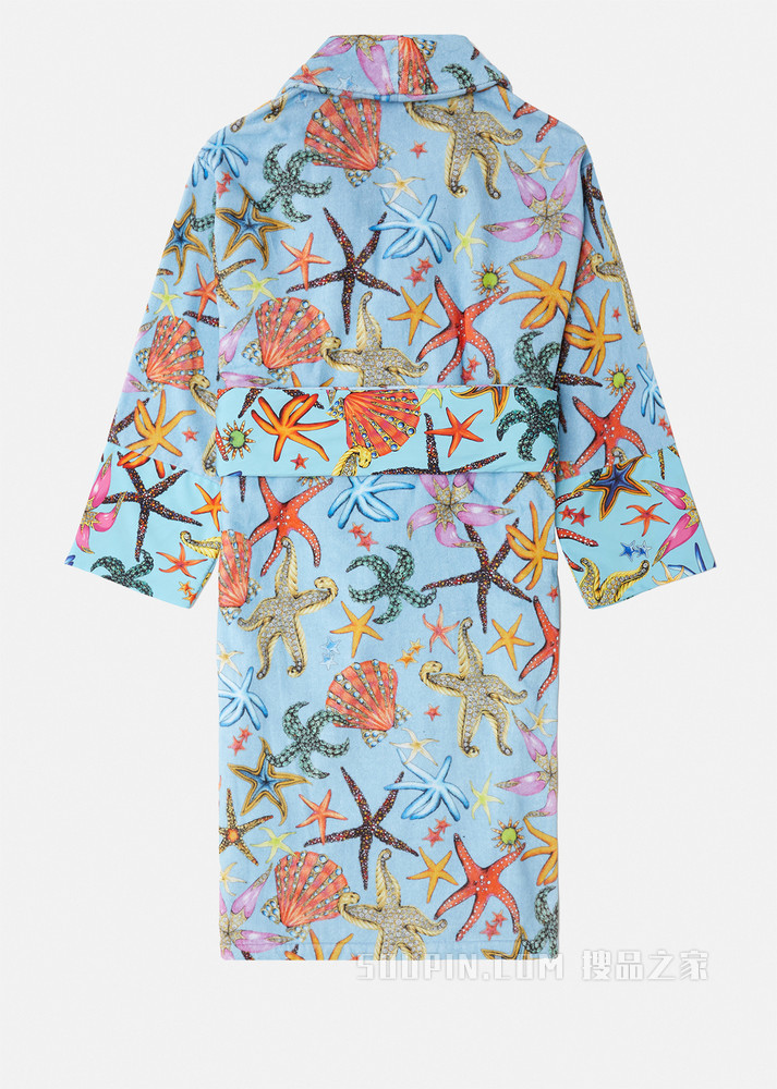 Trésor De La Mer印花浴袍