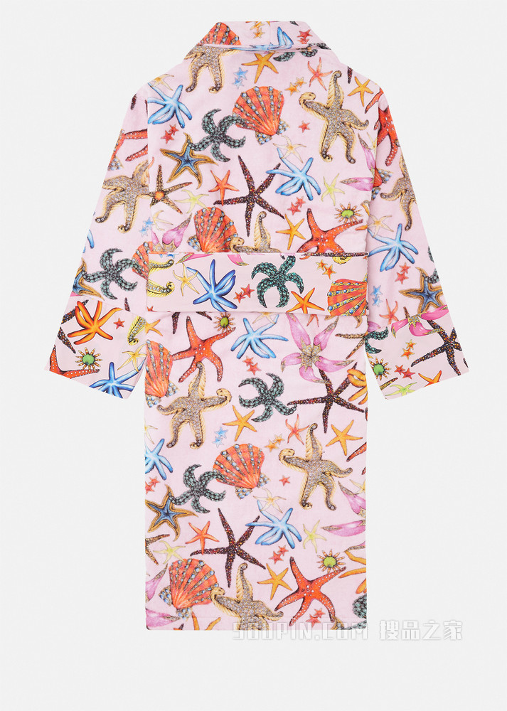 Trésor De La Mer印花浴袍