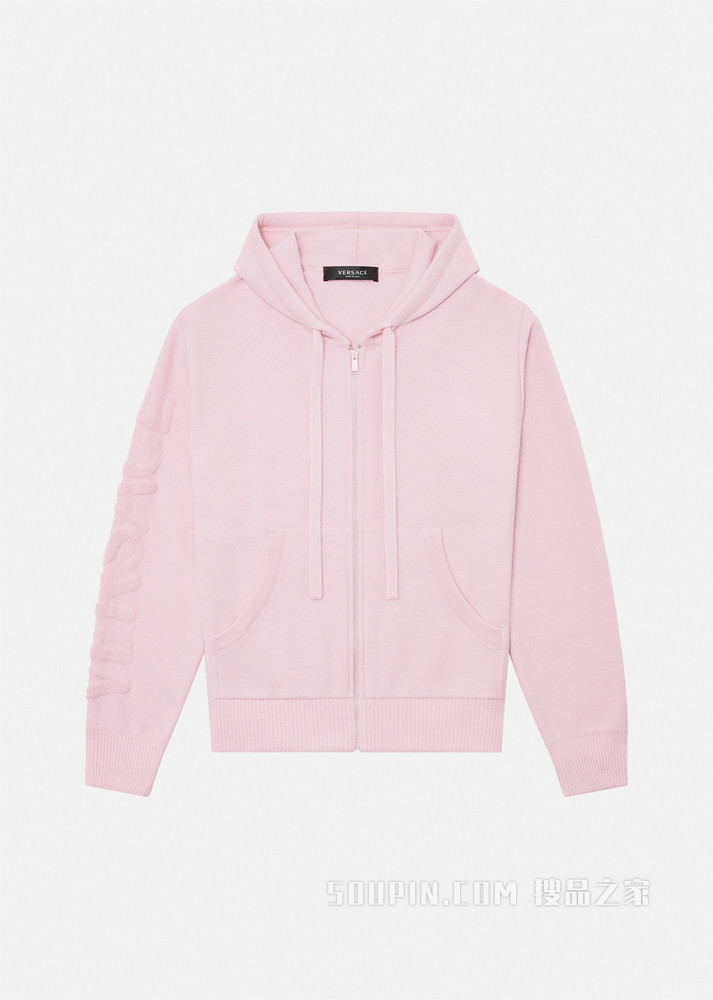 美杜莎羊毛和羊绒混纺连帽衫