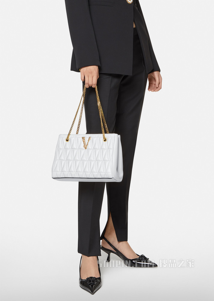 小号Virtus绗缝托特包