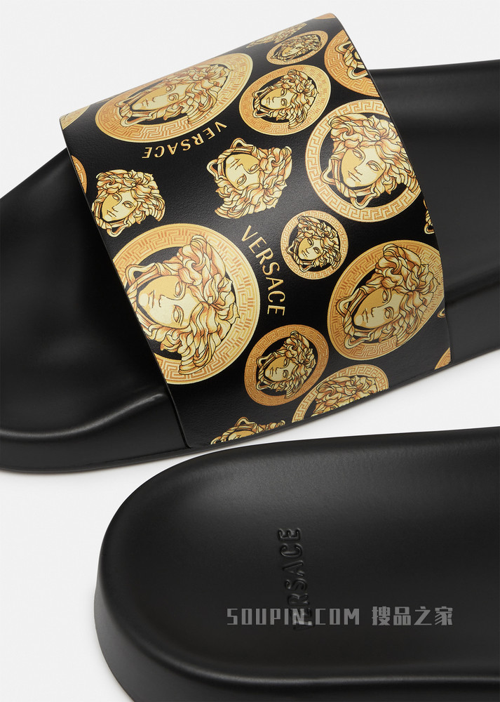 Medusa Amplified印花拖鞋