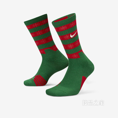 Nike Elite Xmas Crew 篮球运动袜（1 双）