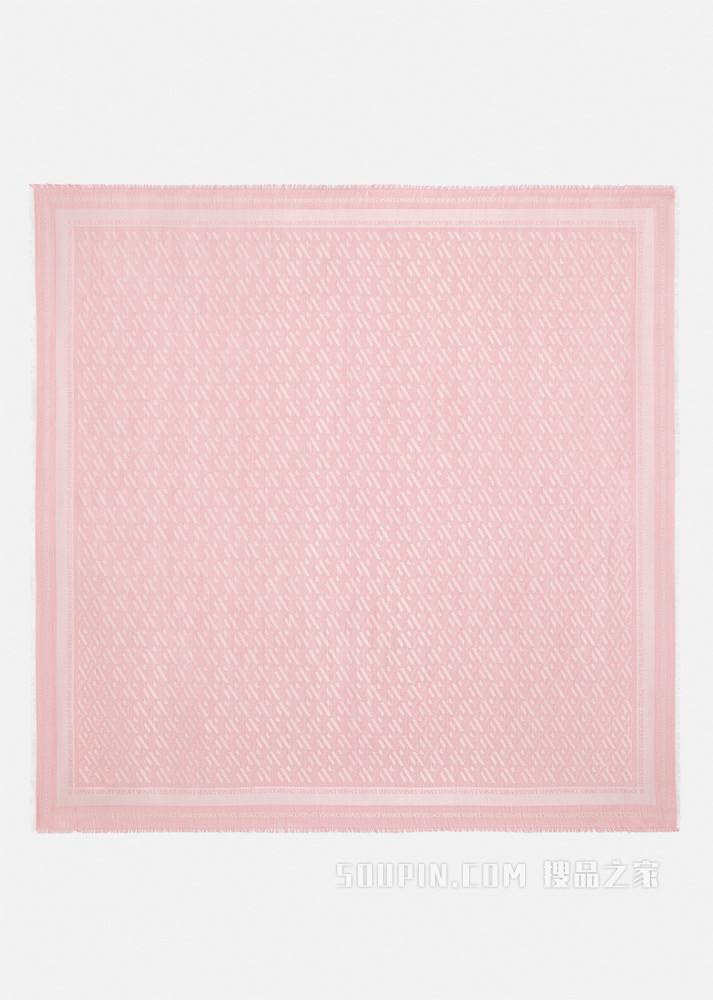 La Greca 羊毛真丝混纺围巾