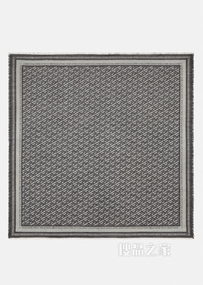 La Greca 羊毛真丝混纺围巾