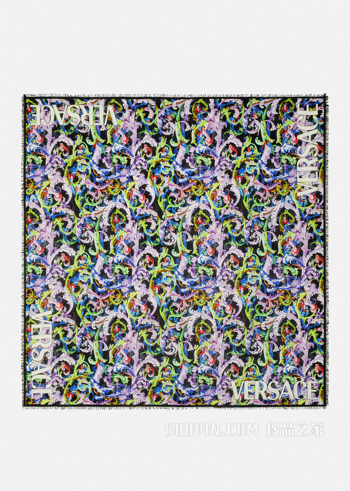 Baroccoflage印花围巾