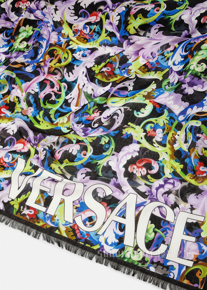 Baroccoflage印花围巾