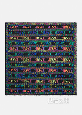 Greca Neon印花围巾