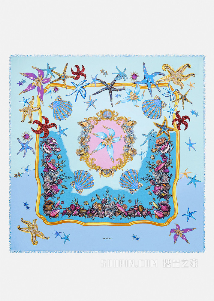 Trésor de la Mer印花围巾